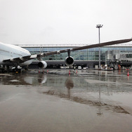 キャセイパシフィック航空B747旅客機の最終運航（羽田→香港、10月1日）を担ったB-HUJ機
