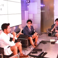 俳優の石田純一、ファッションディレクターの干場義雅、エッセイストの中野香織のトークセッションも行われた