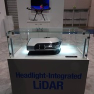 LiDARセンサーを内蔵した小糸製ヘッドライト