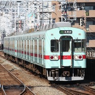 西鉄は福岡市を中心とした鉄道路線網を運営している。写真は天神大牟田線。
