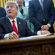 トランプ大統領（1月30日）　(c) Getty Images