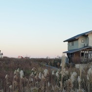 浪江町の太平洋沿岸部には津波被害を受けた廃屋が今も残されていた。
