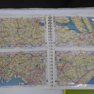 「ジャイロケータ」で使われたフィルム式の地図。昭文社が開発に携わった