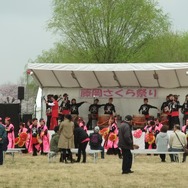 藤岡さくら祭りのステージイベント。
