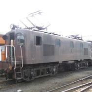 大井川鐵道が現在運用している旧型電気機関車はE31形の整備後も引き続き使用される見込み。写真はE10形（E102）。