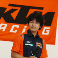 元ロードレース世界選手権GP250チャンピオンの原田哲也さん。