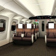 「N700S」グリーン車内のイメージ。荷物棚を座席ごとに分けるＹ。