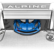 アルピーヌ A110 カップのイメージスケッチ
