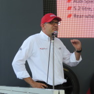 Audi Sportのカスタマーレーシング代表、クリス・レインケ氏。