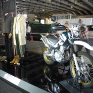 会場に展示されたヤマハのバイク