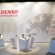 ブース内ではデンソー・ヨーロッパが生産する製品群を展示