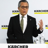 ケルヒャージャパン代表取締役社長の佐藤八郎氏