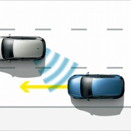 VW ゴルフGTE ブラインドスポットディテクション（後方死角検知機能）