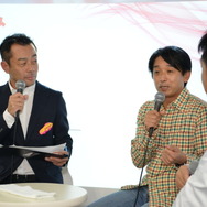 KYBは東京モーターショー2017に出展し、プレスデーに元F１ドライバーの片山右京氏とモータージャーナリストの河口まなぶ氏によるトークセッションを展開した。