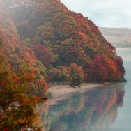 猪苗代湖の紅葉