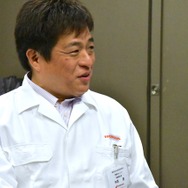 新型ゴールドウイング開発責任者の中西 豊さん（本田技術研究所 二輪R&Dセンター）。