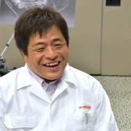 新型ゴールドウイング開発責任者の中西 豊さん（本田技術研究所 二輪R&Dセンター）。