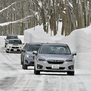 SUBARUテックツアー第8弾 SGP×AWD雪上公道試乗会のようす