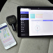 スマートドライブカーズではスマートフォンやタブレットで様々な車両情報を管理することができる