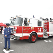 在日米空軍横田基地の消防車（東京国際消防防災展2018）