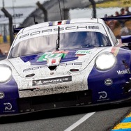 ルマン24時間耐久レースのLM-GTE Proクラスを制したポルシェ911RSR