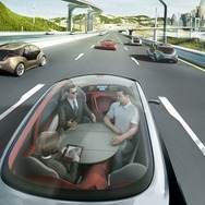 ボッシュによる将来の自動運転車のイメージ（参考画像）