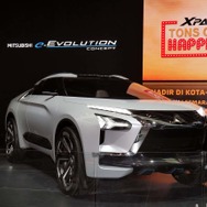 インドネシア初披露となった高性能電動SUV「三菱e-EVOLUTION」