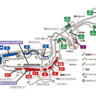 F1日本グランプリ観戦席図