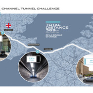 ジャガー I-PACE、英仏海峡トンネルチャレンジ