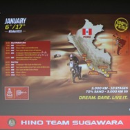 HINO Team SUGAWARA2019年ダカールラリーの決意表明