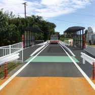 気仙沼線BRT岩月駅のイメージ。