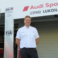 Audi SportのA.Hecker氏。