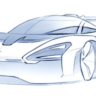 マクラーレン・セナ GTR のデザインスケッチ