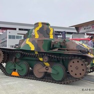 小林氏が所有する「九五式軽戦車・撮影用プロップモデル」