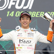 注目の若手選手、坪井翔（写真は2018年全日本F3）。