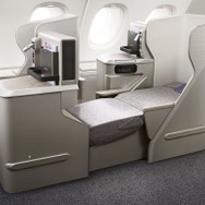 エアバスA380アシアナ航空、ビジネスクラス（2014年）