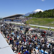 ピットウォークと富士山