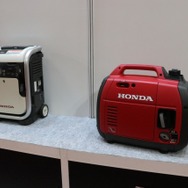 ホンダの汎用エンジンも展示しているホンダブース。