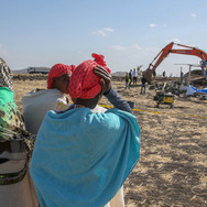 エチオピア航空墜落現場（3月13日）　(c) Getty Images