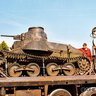 2005年に日本から英国に運ばれた九五式軽戦車