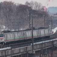 731系電車は登場から20年以上が経過していることから、重要機器の置換えが進められる。2019年2月撮影。