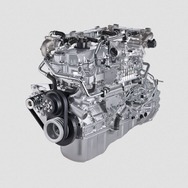 いすゞ製の7.8リットルディーゼルエンジン