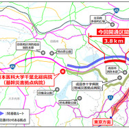 国道464号北千葉道路　成田市船形～押畑 開通高架