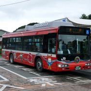 BRT化が復旧策として俎上に載ろうとしている日田彦山線の不通区間。写真はJR東日本気仙沼線のBRT。