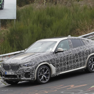 BMW X6 新型プロトタイプ（スクープ写真）