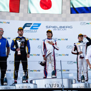 FIA-F2のオーストリア戦「レース1」で松下信治が優勝。