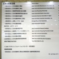 二輪だけでなくさまざまな自動車関連団体がある日本自動車会館