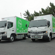 東京納品代行納入車両-電気小型トラック「eキャンター」