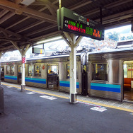 伊豆急線と伊東線が接続する伊東駅。Phase2では以北の熱海までフリーエリアが広がる。
