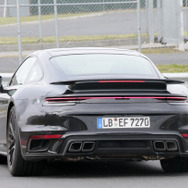 ポルシェ 911ターボ S 開発車両（スクープ 写真）